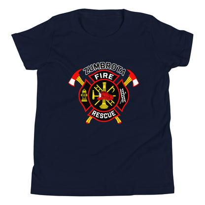 Performance | Youth T-Shirt | Zumbrota Fire Department | Vanguard Logo