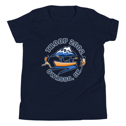 Performance | Youth T-Shirt | Troop 2002 | Trailblazer Crest Logo