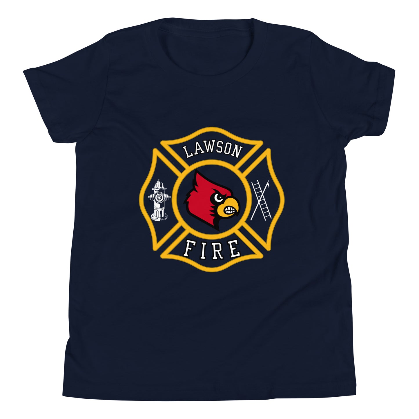 Performance | Youth T-Shirt | Lawson Fire Department | Crest Logo