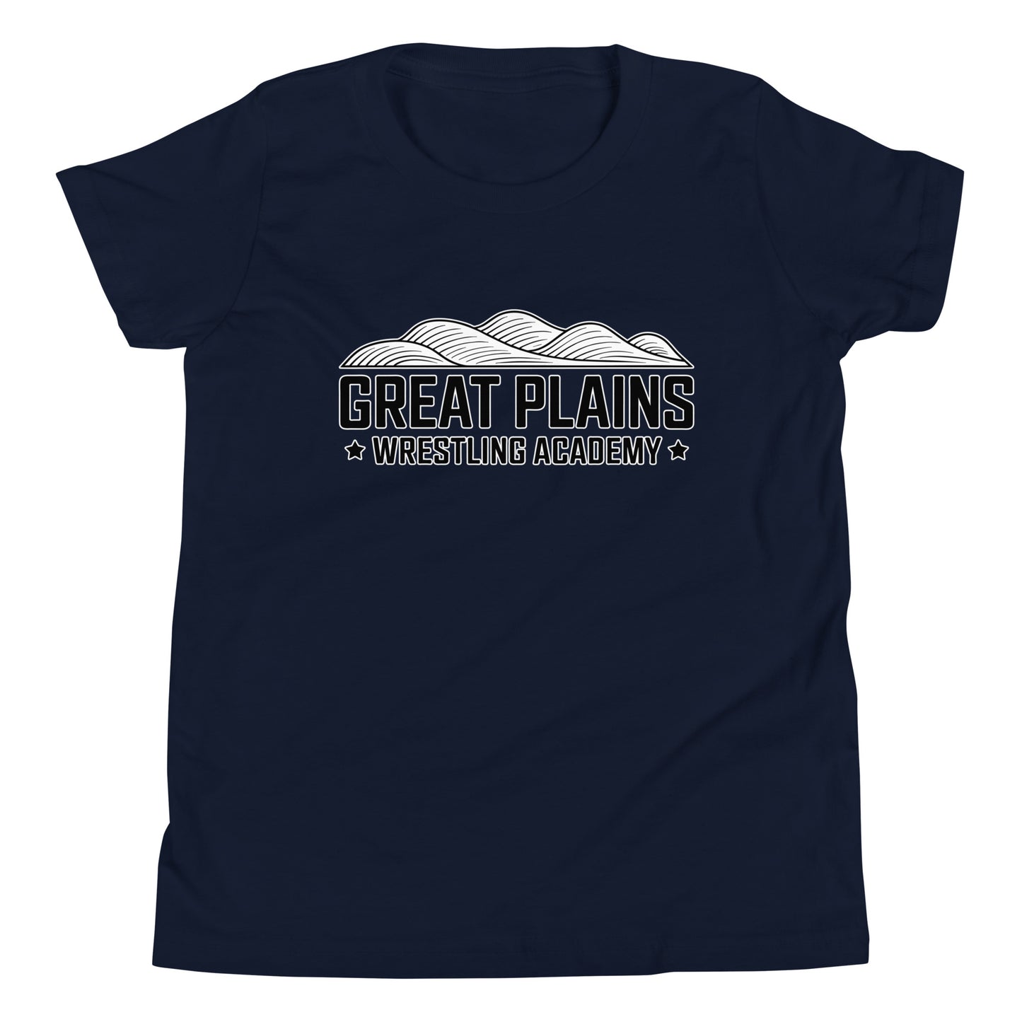 Performance | Youth T-Shirt | Great Plains Wrestling Academy | Crest Logo