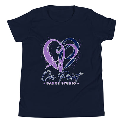 Performance | Youth T-Shirt | On Point Dance Studio | Crest Logo