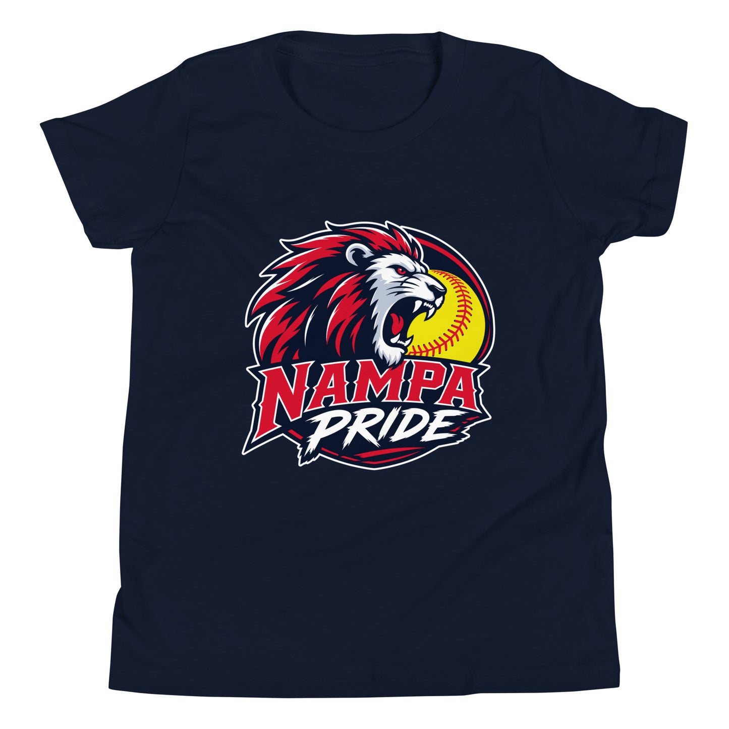 Performance | Youth T-Shirt | Nampa Pride | Lion Crest Logo