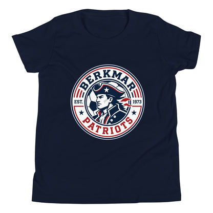 Performance | Youth T-Shirt | Berkmar High School Soccer | Badge Logo