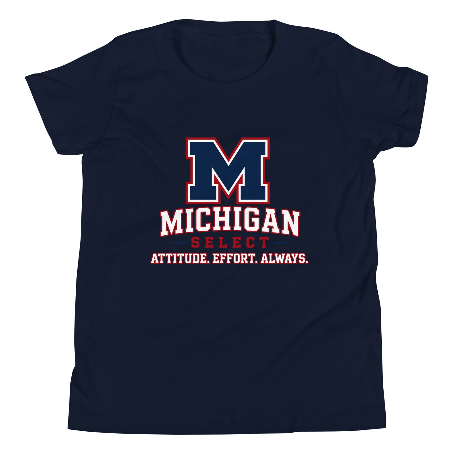 Performance | Youth T-Shirt | Michigan Select Baseball | Crest Logo