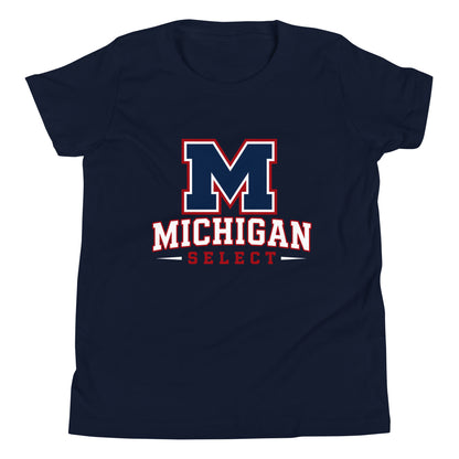 Performance | Youth T-Shirt | Michigan Select Baseball | Emblem Logo