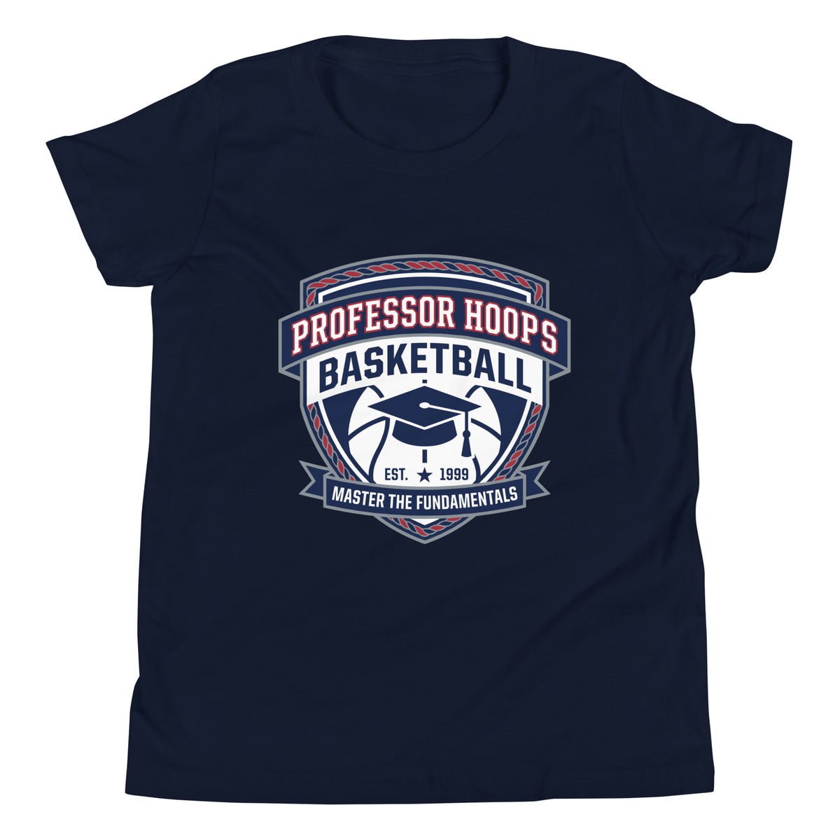 Performance | Youth T-Shirt | Professor Hoops Basketball | Crest Logo