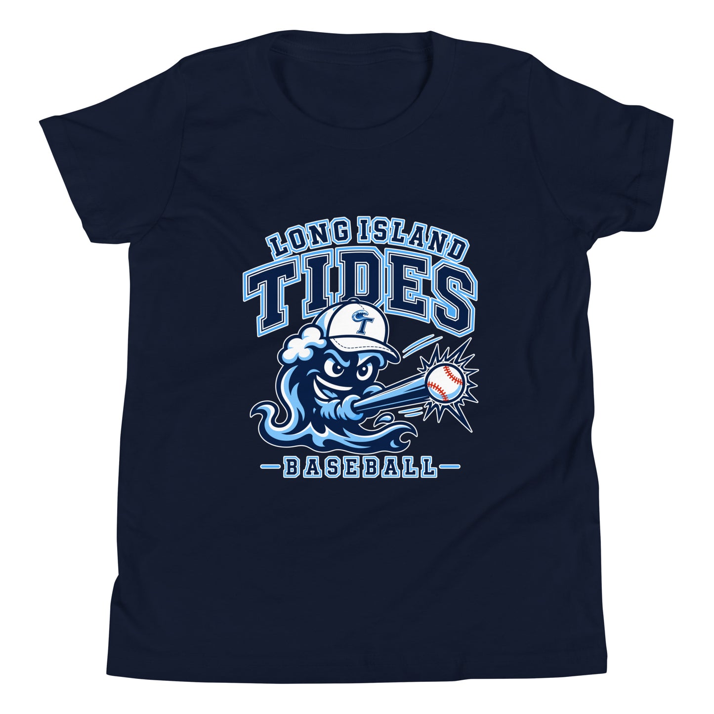 Performance | Youth T-Shirt | Long Island Tides Baseball | Valor Logo