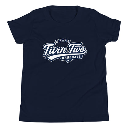 Performance | Youth T-Shirt | Texas Turn Two Baseball | Athletics Logo
