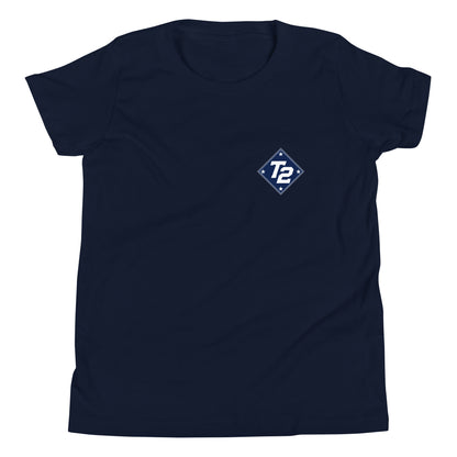 Performance | Youth T-Shirt | Texas Turn Two Baseball | Crest Logo