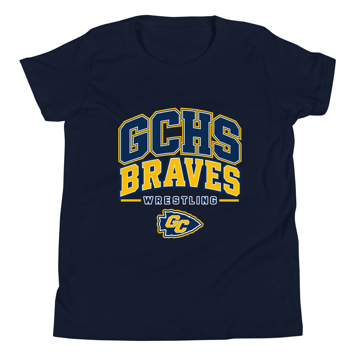Performance | Youth T-Shirt | Grant County High School Wrestling | Vanguard Logo