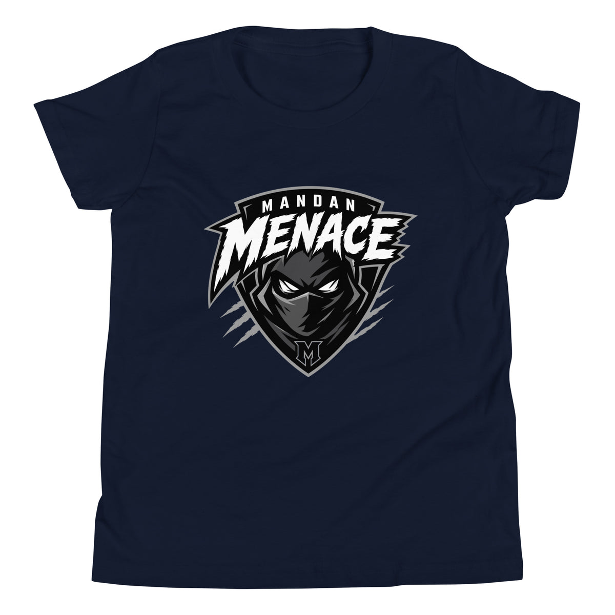 Performance | Youth T-Shirt | Mandan Menace | Shield Logo