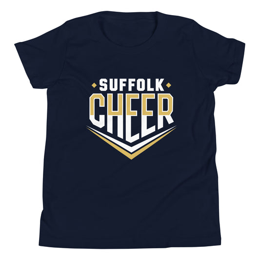 Performance | Youth T-Shirt | Suffolk University Cheerleading | Emblem Logo