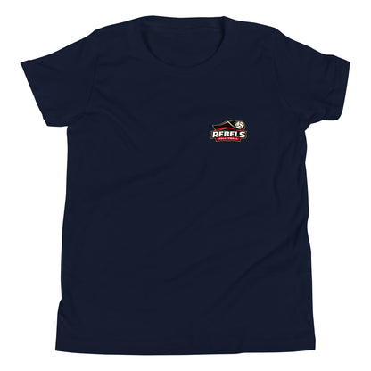 Performance | Youth T-Shirt | Rebels Volleyball Club | Crest Logo