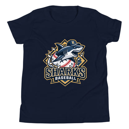 Performance | Youth T-Shirt | Sharks Diamond Sports | Valor Logo