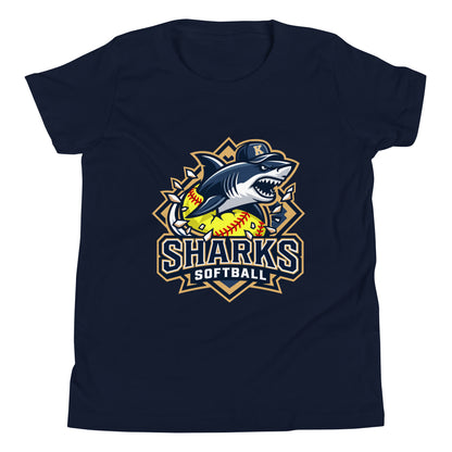 Performance | Youth T-Shirt | Sharks Diamond Sports | Crest Logo