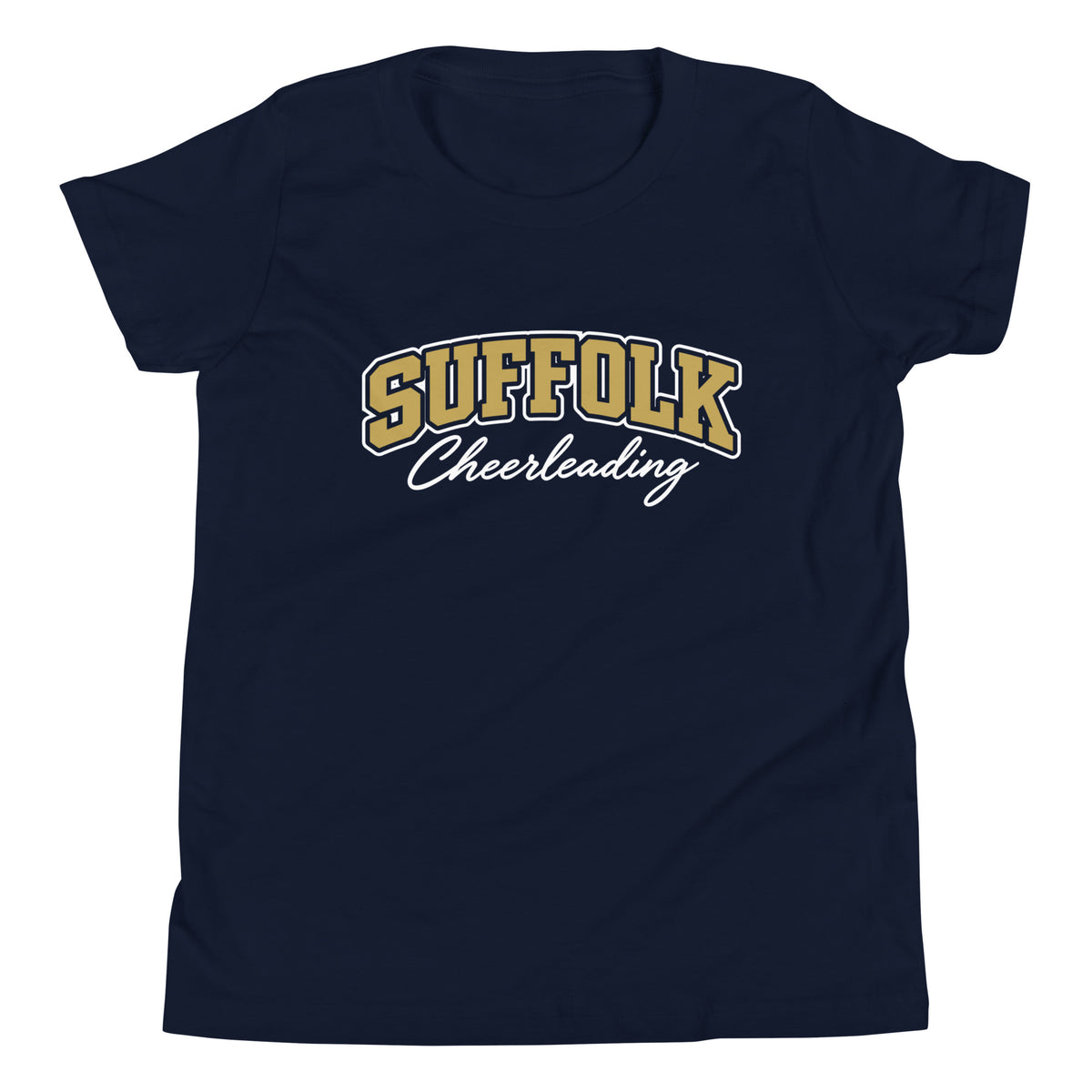 Performance | Youth T-Shirt | Suffolk University Cheerleading | Valor Logo