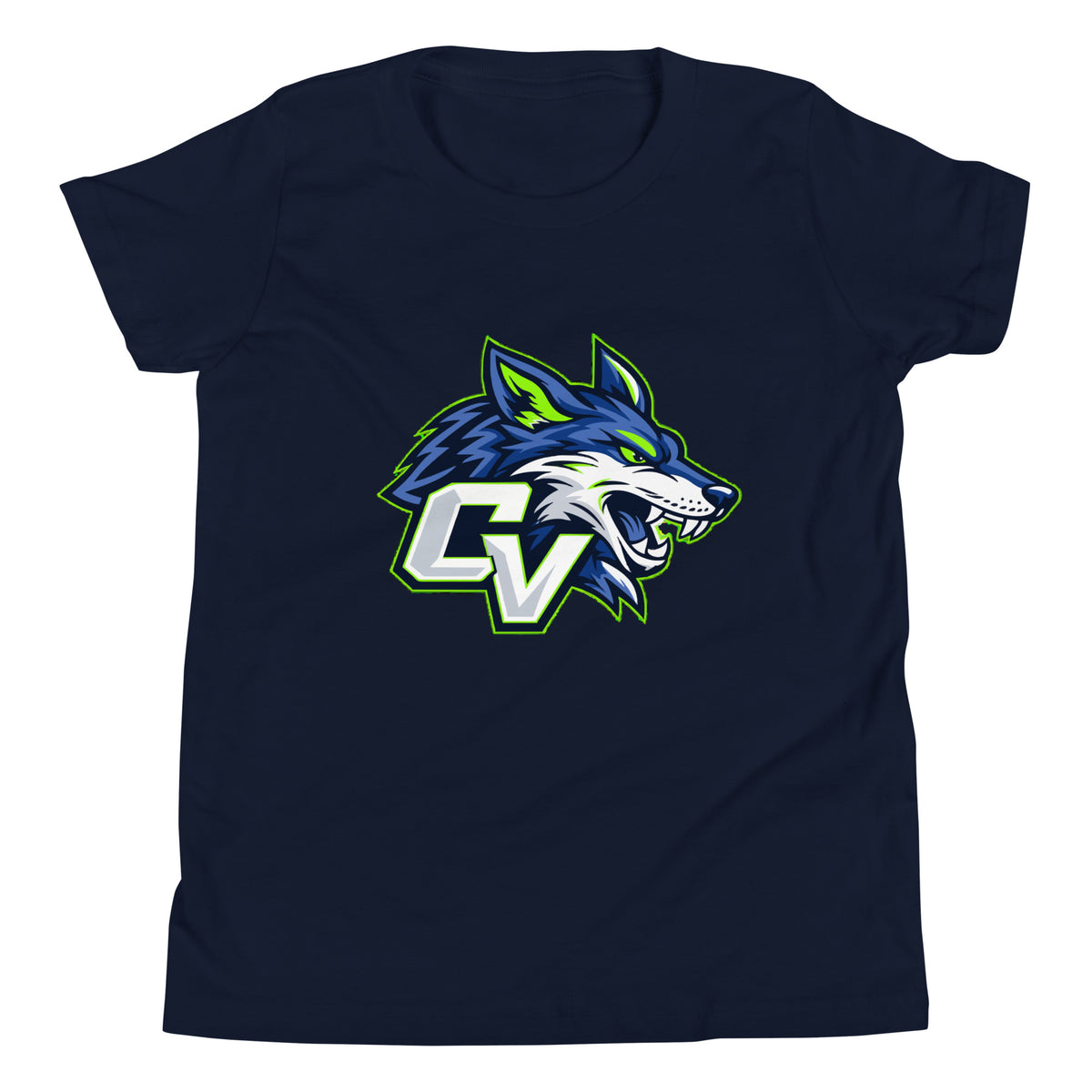 Performance | Youth T-Shirt | Cumberland Valley Coyotes Football | Crest Logo