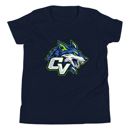 Performance | Youth T-Shirt | Cumberland Valley Coyotes Football | Crest Logo