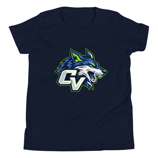 Performance | Youth T-Shirt | Cumberland Valley Coyotes Football | Crest Logo