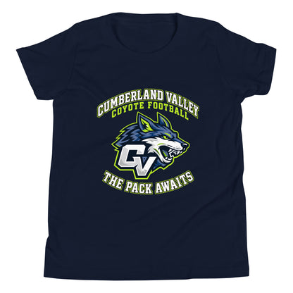 Performance | Youth T-Shirt | Cumberland Valley Coyotes Football | Emblem Logo