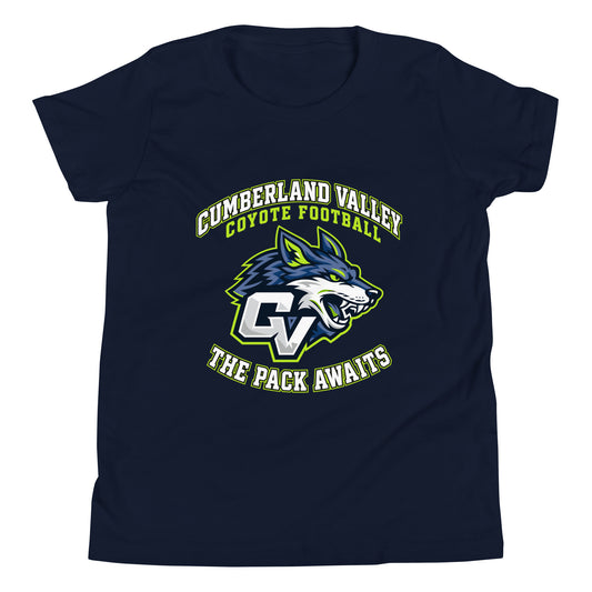Performance | Youth T-Shirt | Cumberland Valley Coyotes Football | Emblem Logo