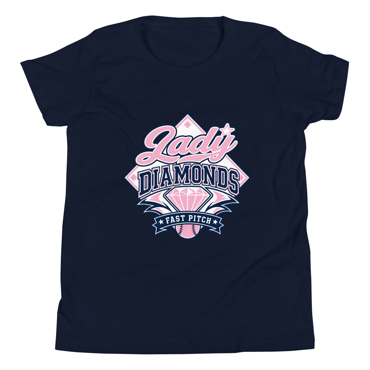 Performance | Youth T-Shirt | Lady Diamonds | Emblem Logo