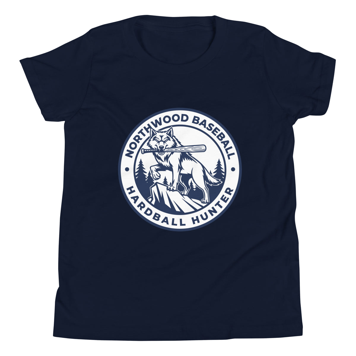 Performance | Youth T-Shirt | Northwood High School Baseball | Badge Logo