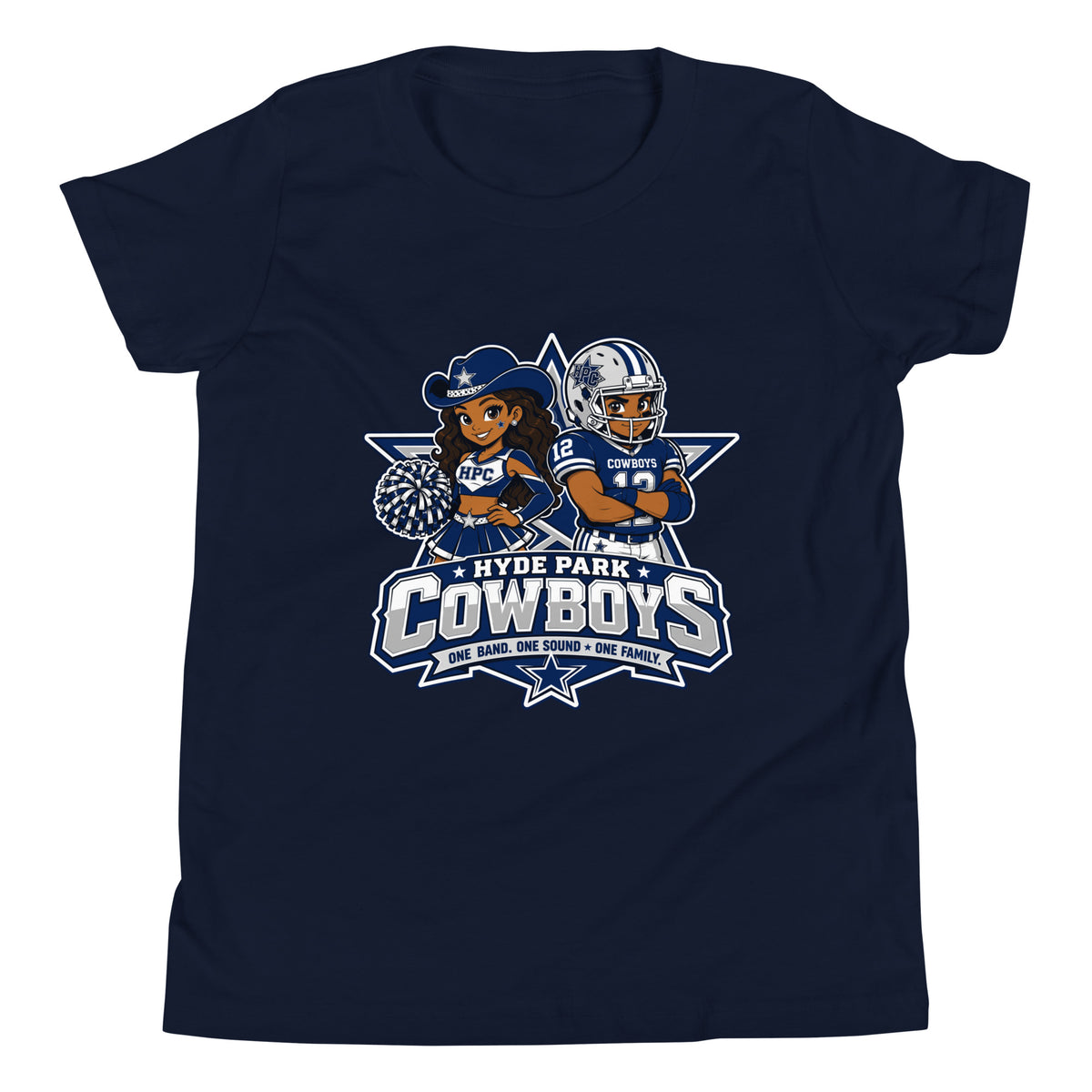 Performance | Youth T-Shirt | Hyde Park Cowboys | Vanguard Logo