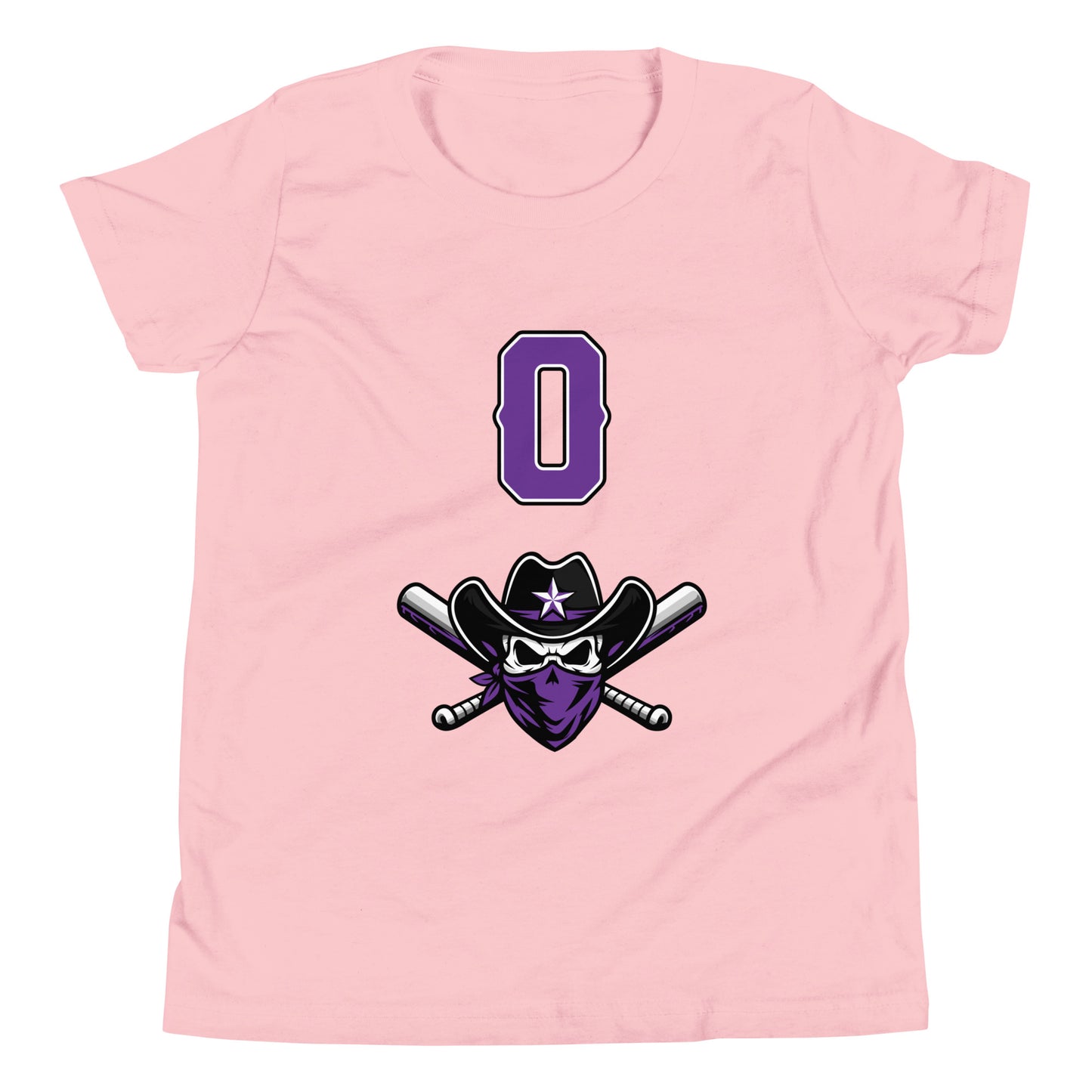 Performance | Youth T-Shirt | Carolina Outlaws Baseball | Purple Renegades Logo