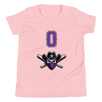 Performance | Youth T-Shirt | Carolina Outlaws Baseball | Purple Renegades Logo