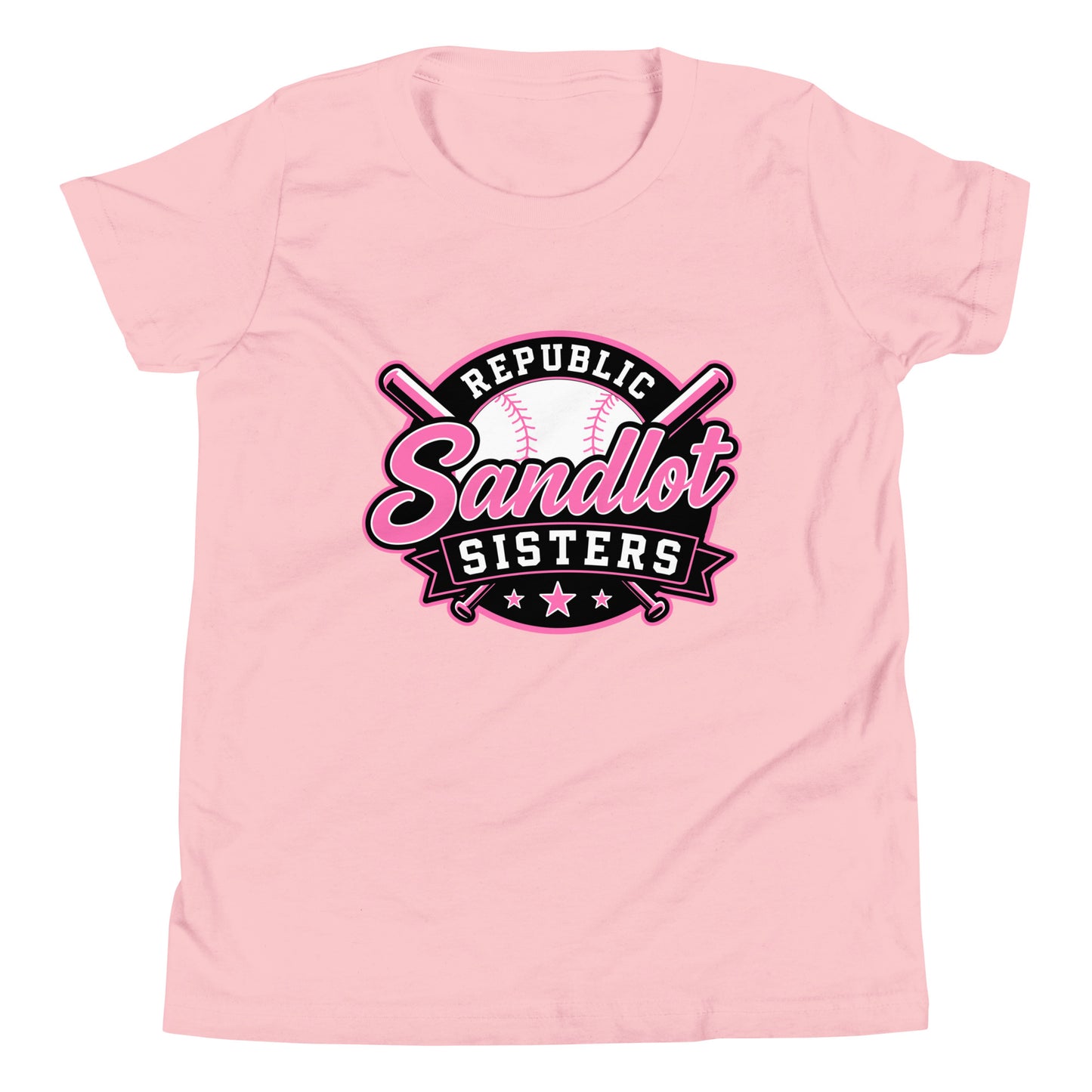 Performance | Youth T-Shirt | Sandlot Sisters | Badge Logo