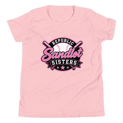 Performance | Youth T-Shirt | Sandlot Sisters | Badge Logo