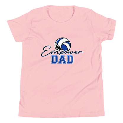 Performance | Youth T-Shirt | Empower Volleyball Club | Dad Crest Logo