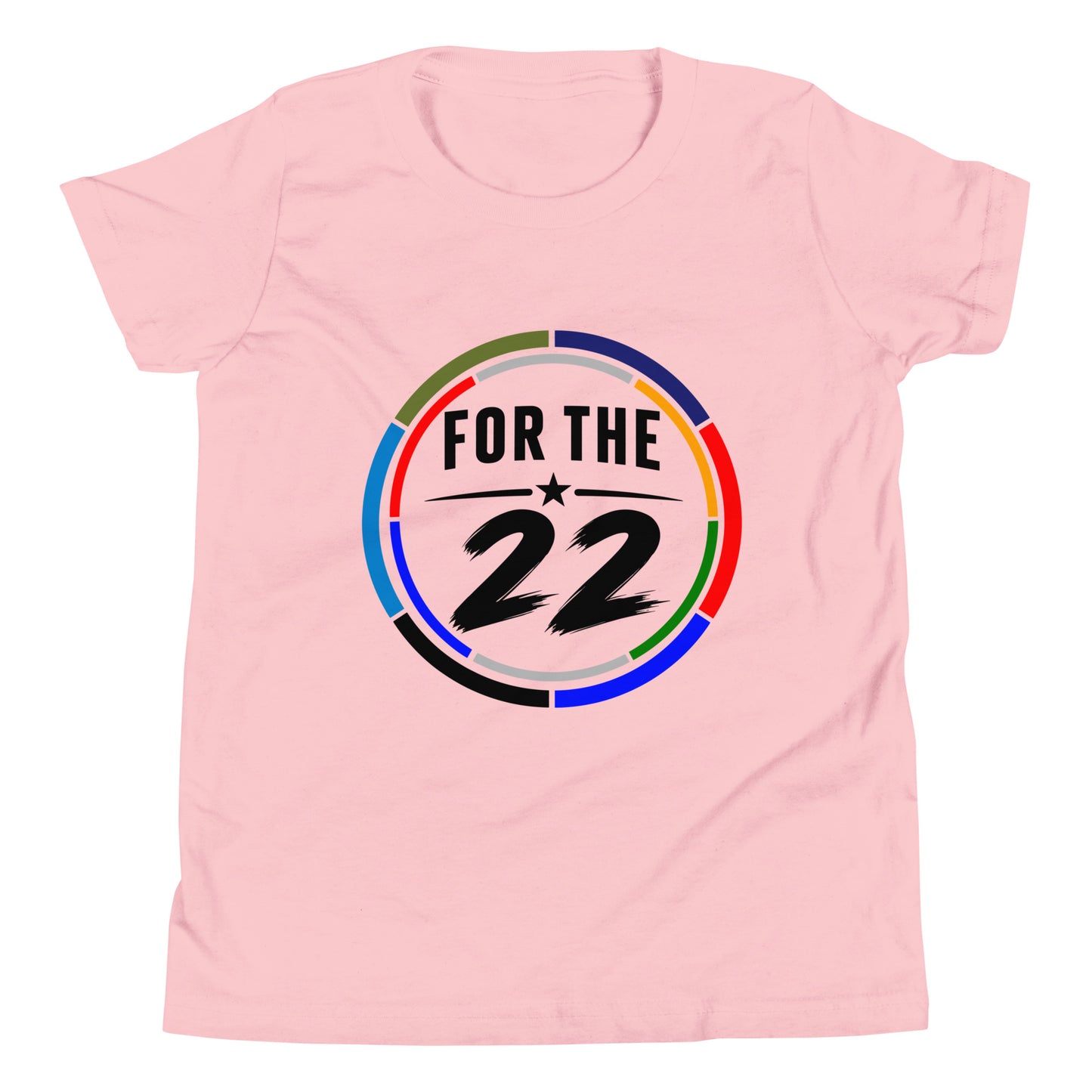 Performance | Youth T-Shirt | For the 22 | Honor Athletics Logo