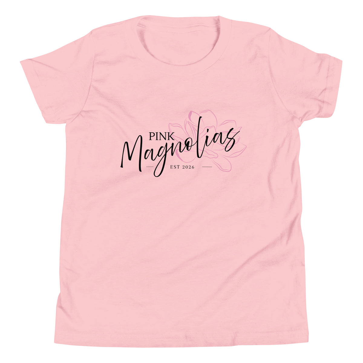 Performance | Youth T-Shirt | Pink Magnolias Dance | Lettermark Logo