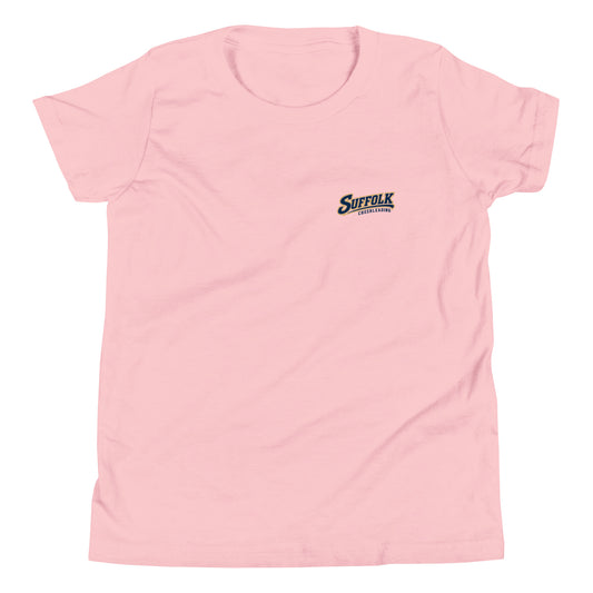 Performance | Youth T-Shirt | Suffolk University Cheerleading | Athletics Logo