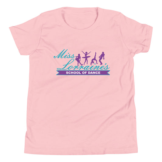 Performance | Youth T-Shirt | Miss Lorraine’s School of Dance | Crest Logo
