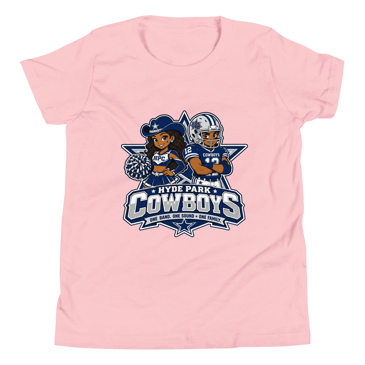 Performance | Youth T-Shirt | Hyde Park Cowboys | Vanguard Logo