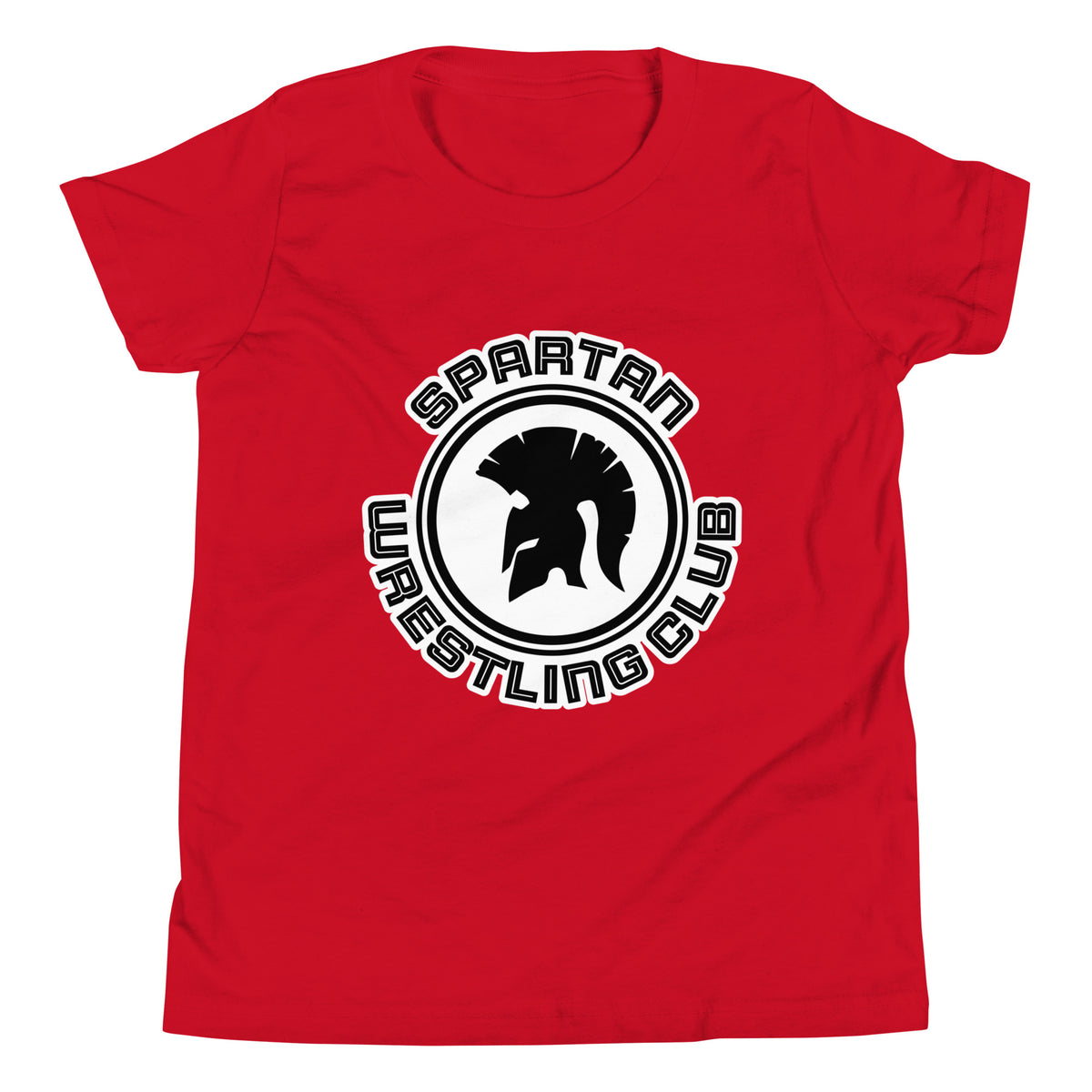 Performance | Youth T-Shirt | Spartan Wrestling Club | Crest Logo