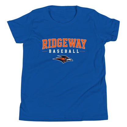 Performance | Youth T-Shirt | Ridgeway High School Baseball | Emblem Logo