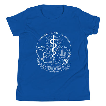 Performance | Youth T-Shirt | Trine PA program | Crest Logo