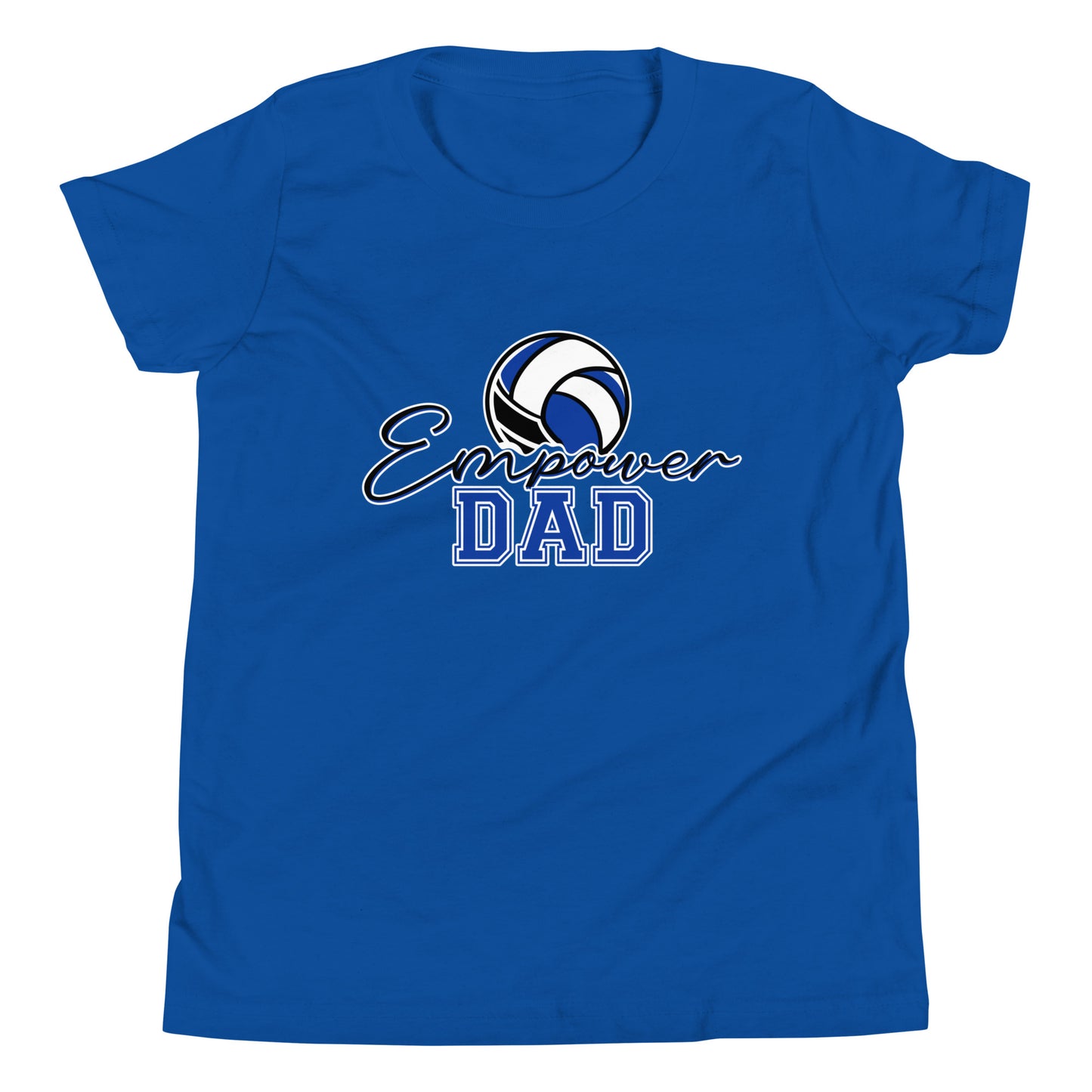 Performance | Youth T-Shirt | Empower Volleyball Club | Dad Crest Logo