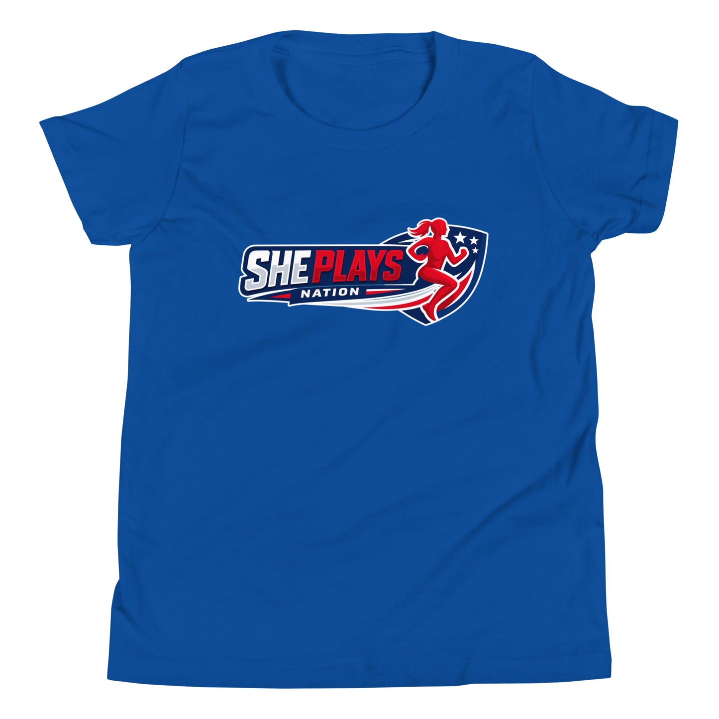 Performance | Youth T-Shirt | She Plays Nation | Crest Logo