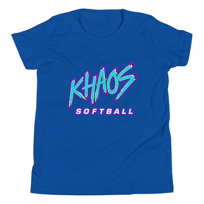 Performance | Youth T-Shirt | Khaos Softball | Atlhetics Logo