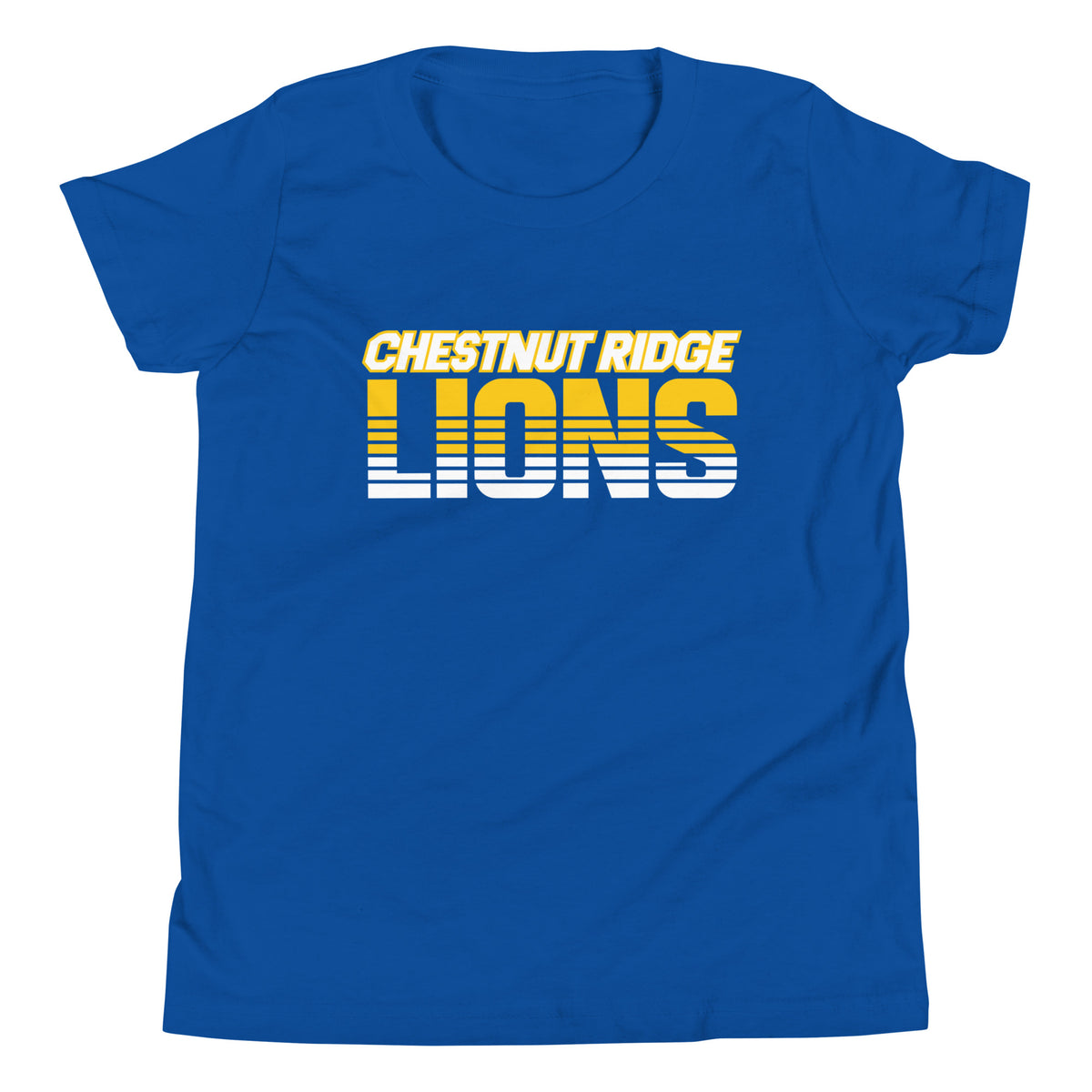 Performance | Youth T-Shirt | Chestnut Ridge Lions Football | Script Logo