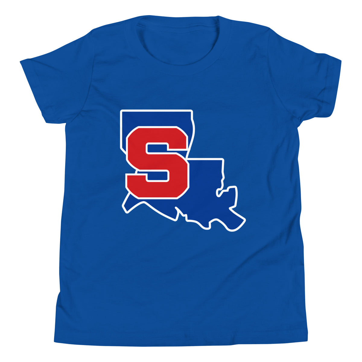 Performance | Youth T-Shirt | Louisiana Slam Baseball | Crest Logo