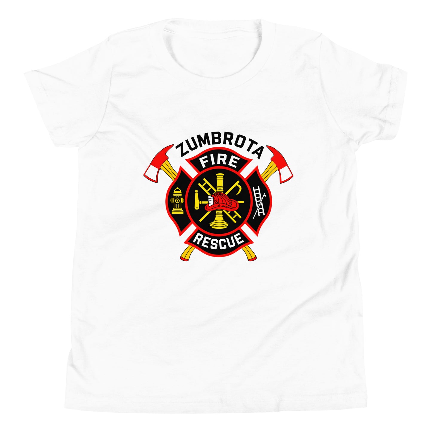 Performance | Youth T-Shirt | Zumbrota Fire Department | Vanguard Logo