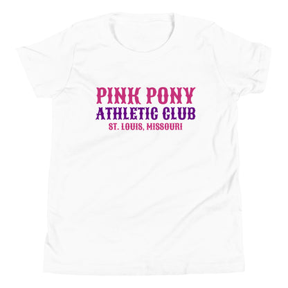 Performance | Youth T-Shirt | Pink Pony Athletic Club | Athletic Wordmark Logo