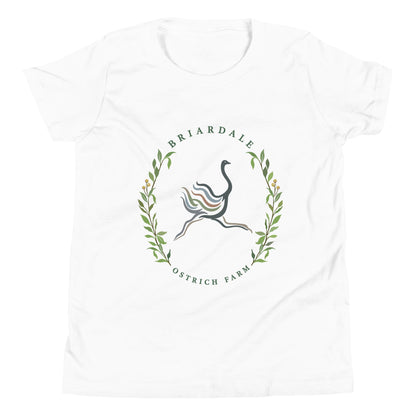 Performance | Youth T-Shirt | Briardale Ostrich Farm | Crest Logo