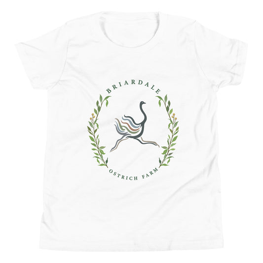 Performance | Youth T-Shirt | Briardale Ostrich Farm | Crest Logo